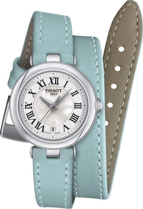 Tissot Bellissima Xs Double Tour Strap Women's Blue Watch T1260101611301 - Image 1