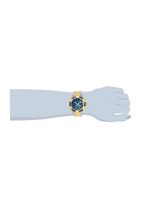 Invicta Bolt 25865 Herenhorloge - Quartz Uurwerk - Roestvrij Staal met Blauwe Wijzerplaat - 51 mm - Image 3