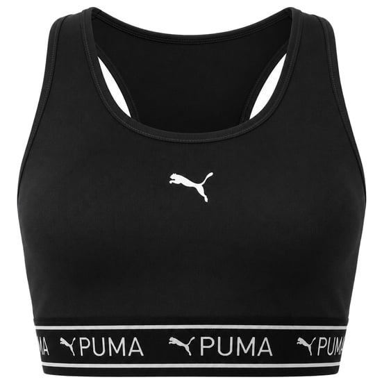 Puma 4KEEPS Elastic Womens Black Sports Bra - Image 1