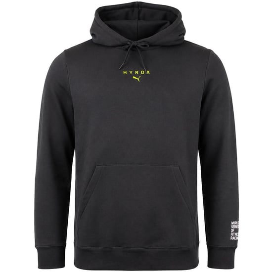 Puma x HYROX Heavyweight Mens Black Hoodie - Image 1