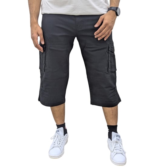 Mens Cargo Shorts Chino Pants 3/4 Camouflage Multi Pocket Long Three Quarter New - Image 3