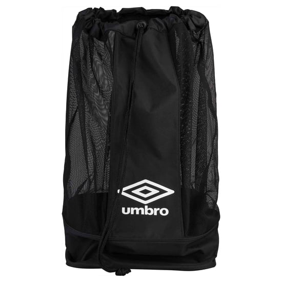 Umbro Logo Football Bag (Black/White) - Image 2