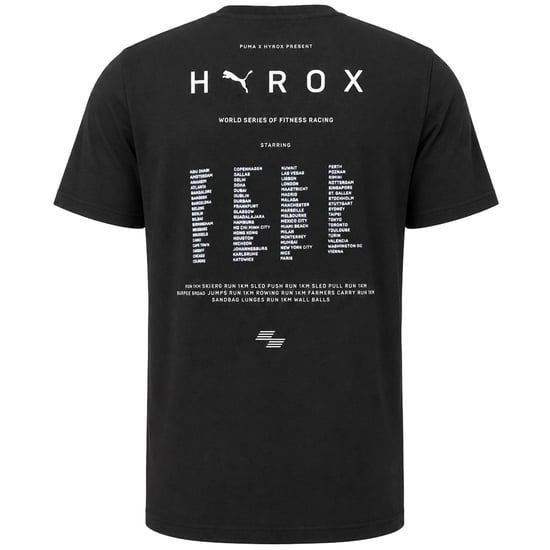 Puma x HYROX Lifestyle Mens Black T-Shirt - Image 2