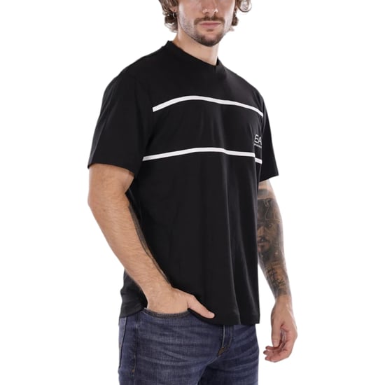ARMANI EA7 6DPT47 Mens T Shirt Emporio Armani Short Sleeve Casual Cotton Tee Top - Image 6