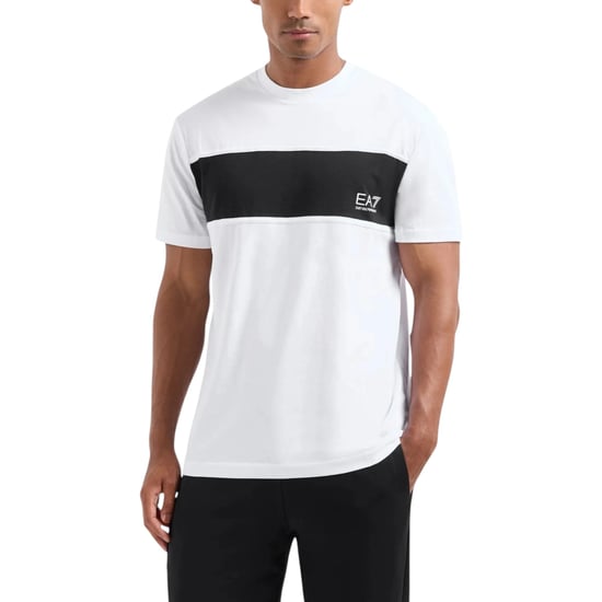 ARMANI EA7 6DPT47 Mens T Shirt Emporio Armani Short Sleeve Casual Cotton Tee Top - Image 2