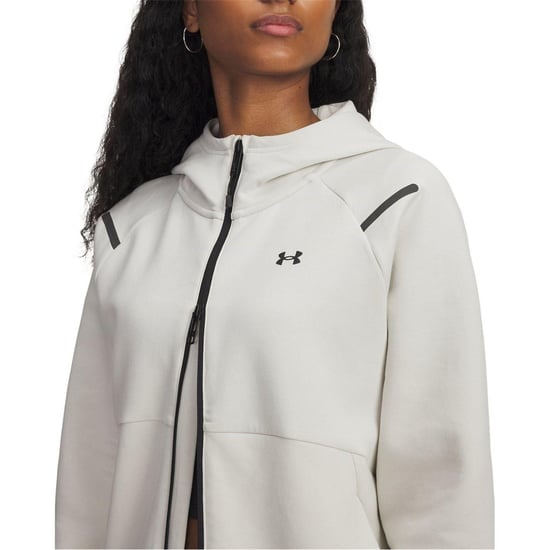 Under Armour Dames-sweatjack ‘Unstoppable’ in twee kleuren (Wit) - Image 3