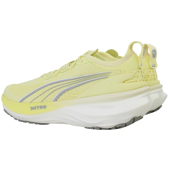 Puma ForeverRun Nitro 2 Womens Yellow Running Shoes - Image 3