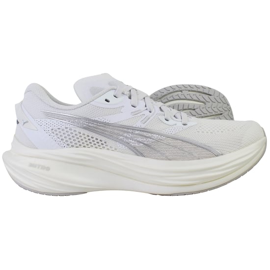 Puma Deviate Nitro 3 Mens White Running Shoes - Image 4