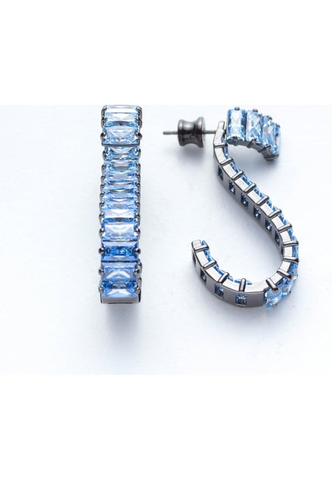 Swarovski Women's Matrix Blue Crystal Earrings 5705780 - Image 1