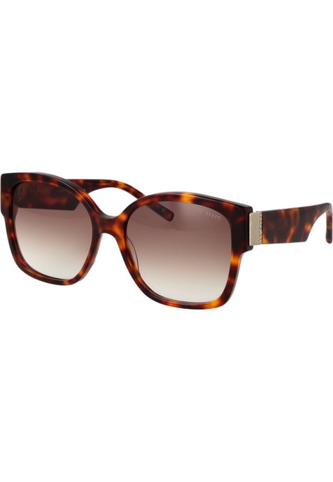 Ted Baker TB1767 Linia 100 gloss klassieke tortoise bruin gradiënt zonnebril - Image 1