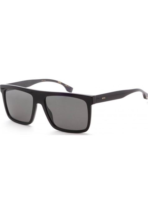 Hugo Boss Men's 59mm Black Sunglasses BOSS1440OS-0807-M9 - Image 1