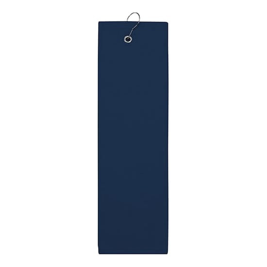 The One Towelling Effen vochtafvoerende golfhanddoek (Marineblauw) - Image 1