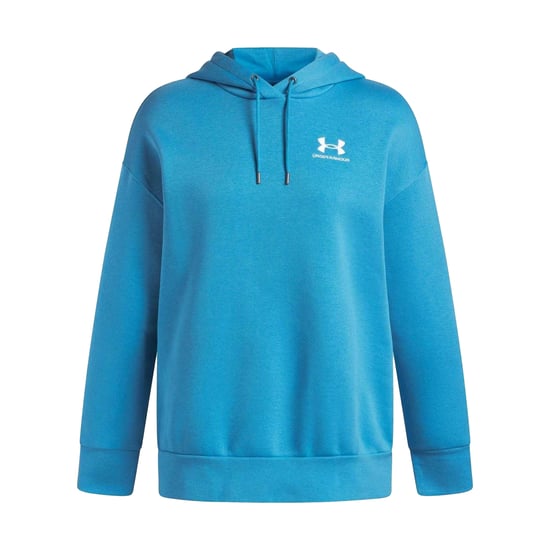Under Armour Womens/Ladies Icon Fleece Oversized Hoodie (Blue) - Image 2