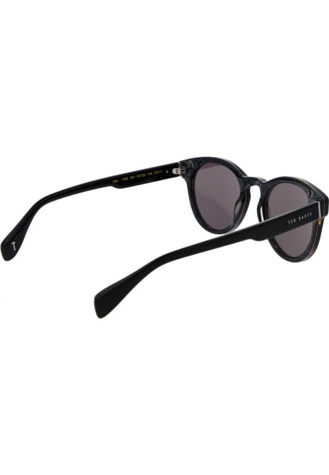 Ted Baker TB1752 Dax 001 glanzend zwart op schildpad groene zonnebril - Image 3
