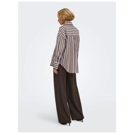 Only Onloregon alva lange mouw reg shirt coffee bean - Image 4