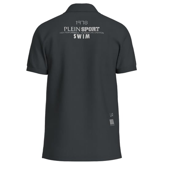 Korte Mouwen Kraag Polo Shirt in Antraciet - Image 2