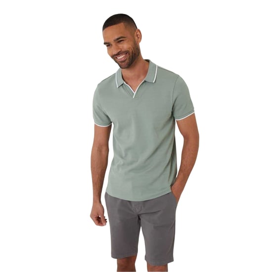 Threadbare Mens Marriage Collared Polo Shirt (Sage) - Image 2