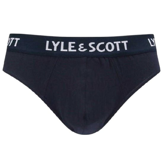 Lyle & Scott Mens Branded Tape Briefs (Pack of 3) (Grey/White/Black) - Image 2