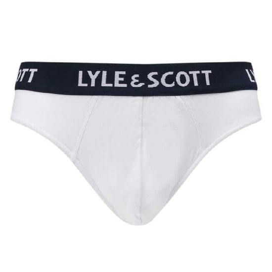 Lyle & Scott Mens Branded Tape Briefs (Pack of 3) (Grey/White/Black) - Image 3