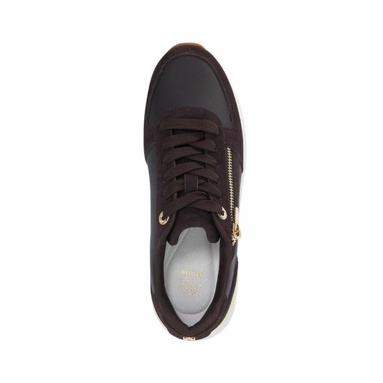 Dune Ladies Excise - Zip-Detail Low-Top Trainers - Image 3