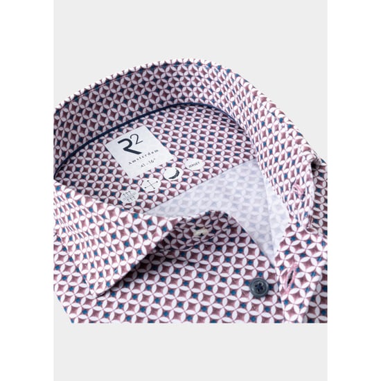 R2 Amsterdam Overhemd heren printed single technical knit 134.wsp.008/084 - Image 2