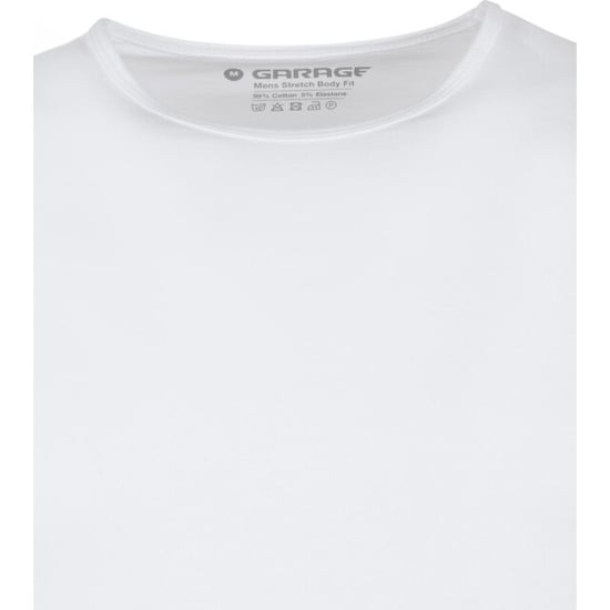Garage Bodyfit t-shirt o-neck l/s white - Image 2
