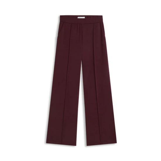 Summum 4s3019-30606 335 wide leg pant soft scuba dark burgundy - Image 3