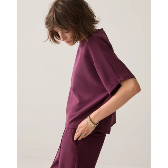 Summum 3s5335-30606 335 boxy top soft scuba dark burgundy - Image 2