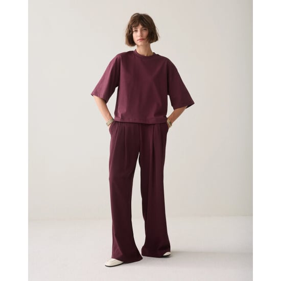 Summum 3s5332-30799 335 tee heavy jersey dark burgundy - Image 4