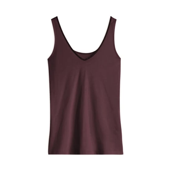 Summum 3s5244-30366 335 reversible top organic cotton elastane basic dark burgundy - Image 2