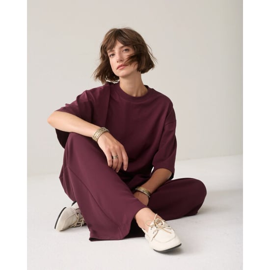 Summum 3s5332-30799 335 tee heavy jersey dark burgundy - Image 5