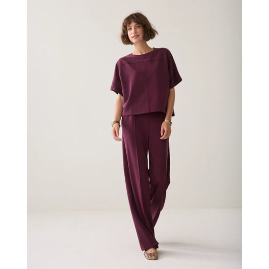 Summum 3s5335-30606 335 boxy top soft scuba dark burgundy - Image 4