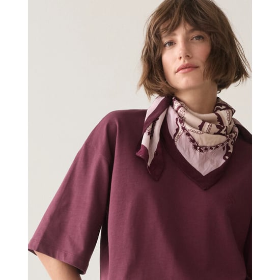 Summum 3s5332-30799 335 tee heavy jersey dark burgundy - Image 6