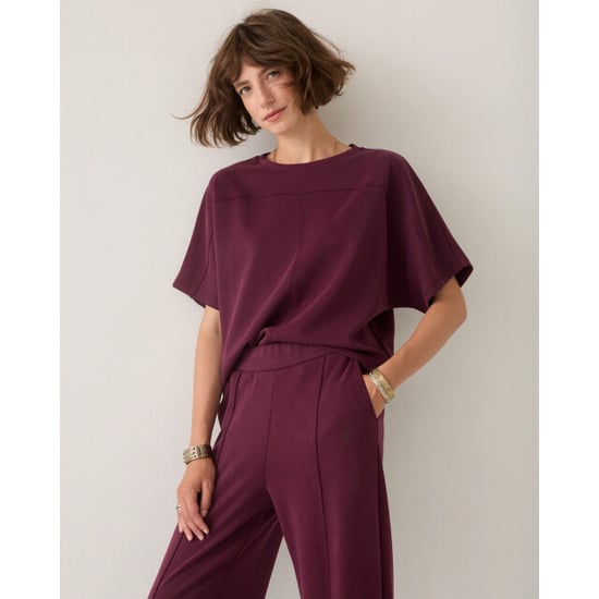 Summum 3s5335-30606 335 boxy top soft scuba dark burgundy - Image 6