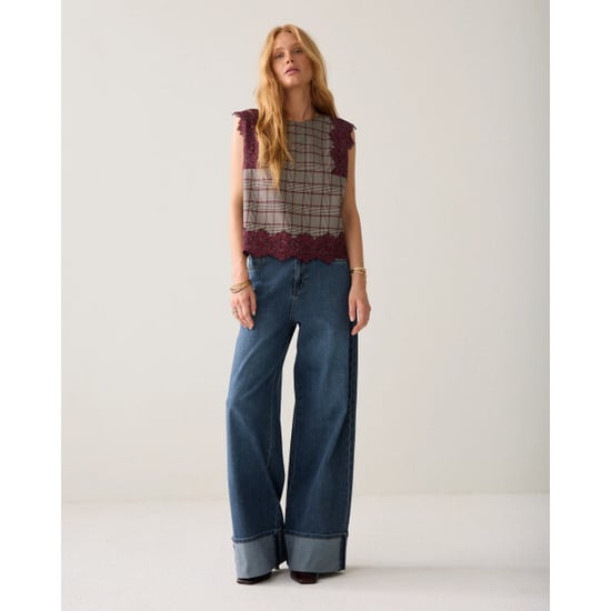 Summum 2s3525-12482 120 top check burgundy multicolour - Image 5
