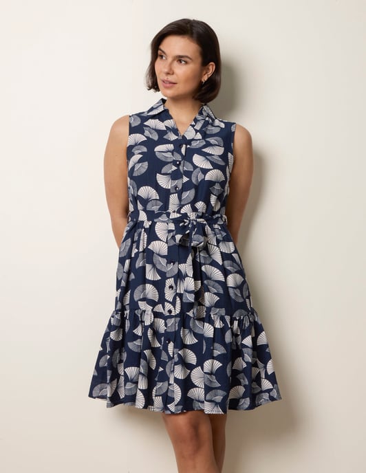 Sleeveless Shirt Dress - Image 2