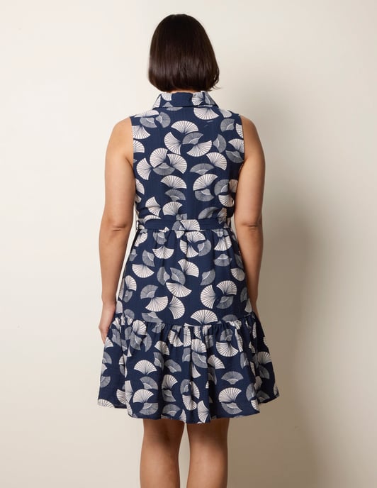 Sleeveless Shirt Dress - Image 4