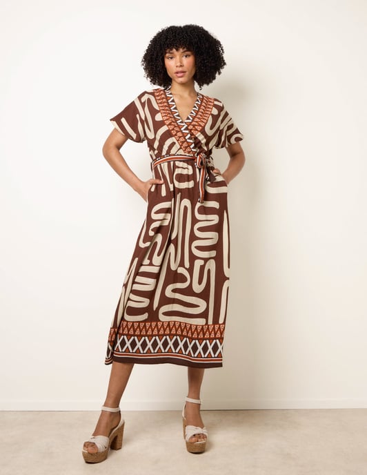 Dress With Abstract Print - Image 1