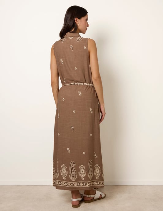 Dress With Paisley & Floral Print - Image 4
