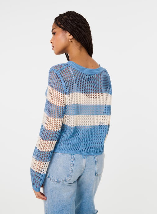 Stripe Crochet Jumper - Image 4