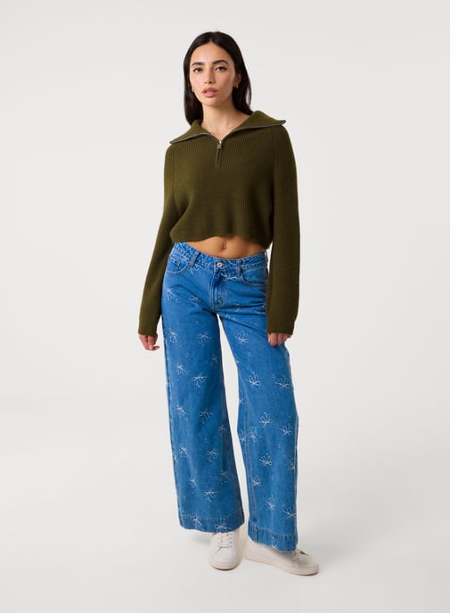 Half Zip Knitted Jumper - Image 2