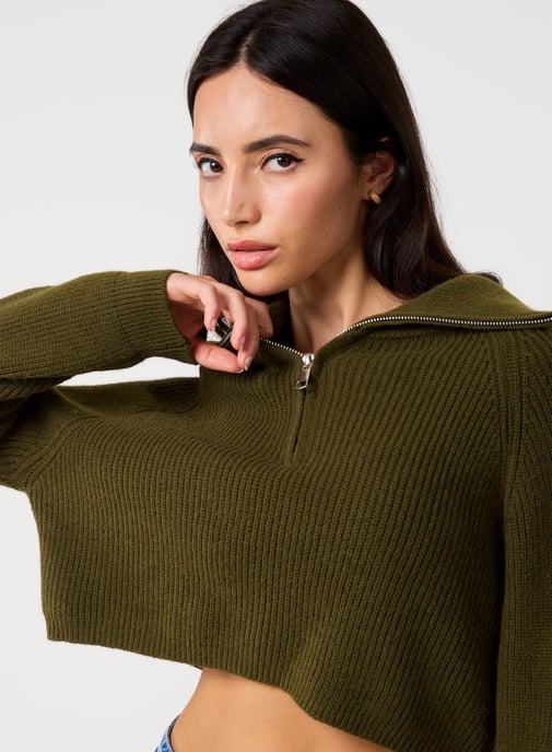 Half Zip Knitted Jumper - Image 3