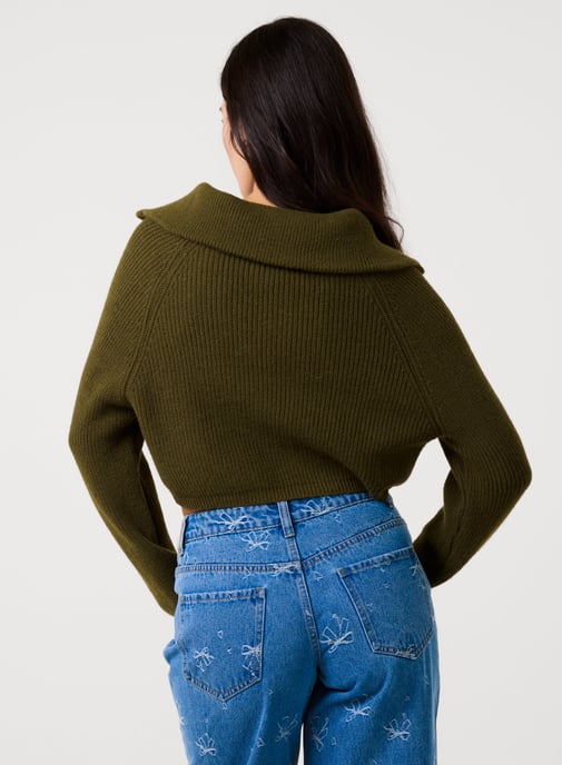 Half Zip Knitted Jumper - Image 4