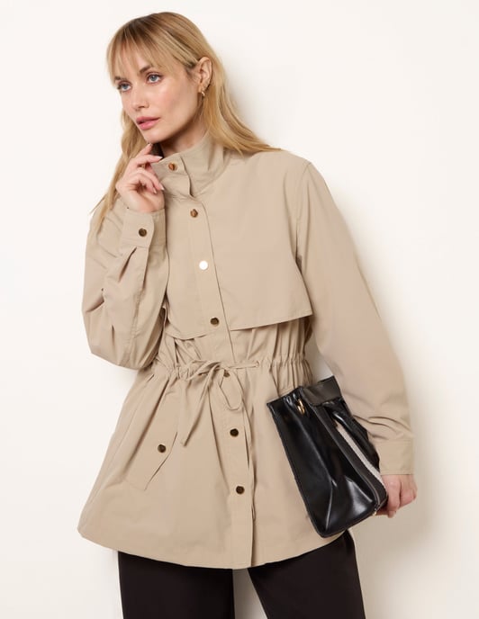 Adjustable Tie Up Light Weight Jacket - Image 2