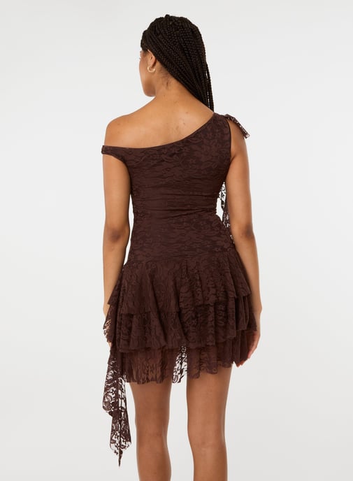 Lace Ruffle Dress - Image 4