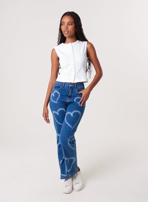 Cap Sleeve Lace Trim Top - Image 4
