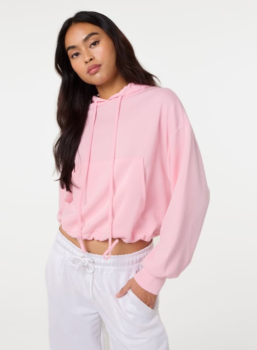 Drawstring Puffball Hoodie - Image 3