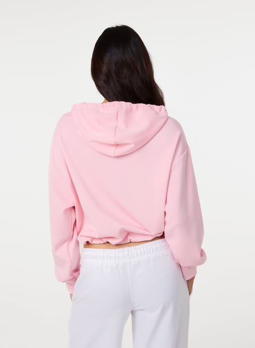 Drawstring Puffball Hoodie - Image 4