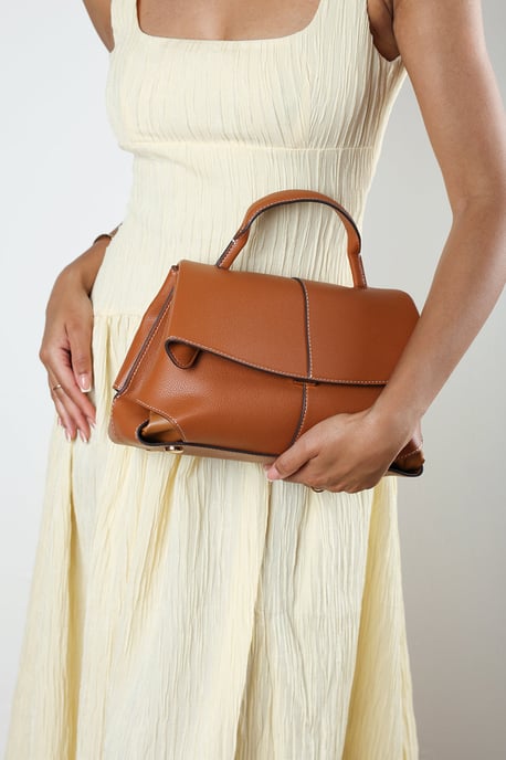 Wheres That From Womens Galyx Leather Top Handle Cross Body Bag - Image 6