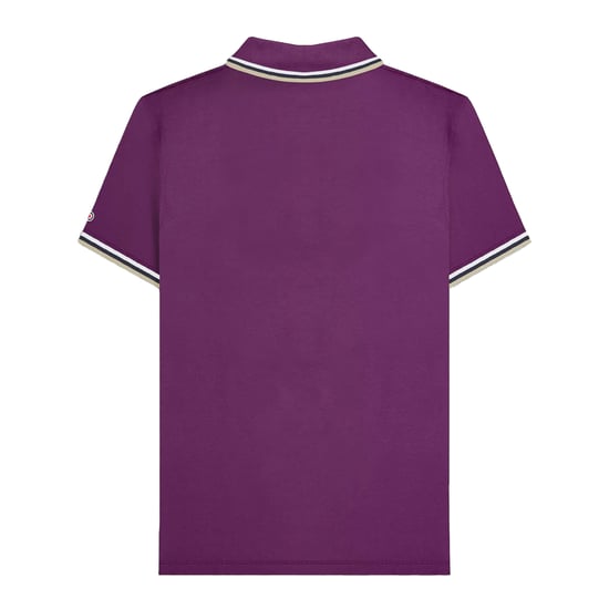 Lambretta Herenpoloshirt met drie punten (Winterbloei/Wit/Navy/Cashew) - Image 2